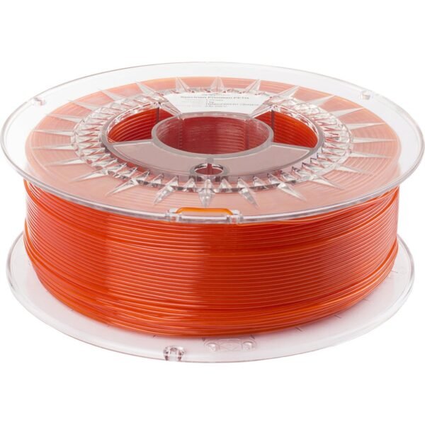 [MOQ: 10KG] PETG Premium Transparent Orange, 1.75 mm / 1000 g