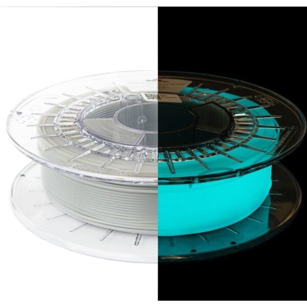 [MOQ: 10KG] PET-G Glow in the Dark Blue, 1.75mm / 500g