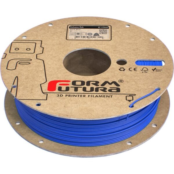 [MOQ: 10KG] Volcano PLA Dark Blue, 1.75mm / 750g