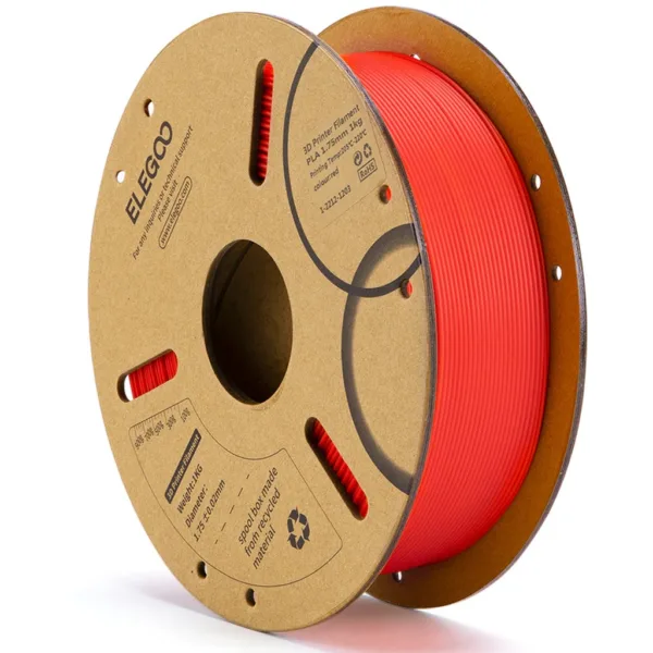 [MOQ: 10KG] PLA Red, 1.75mm / 1000g