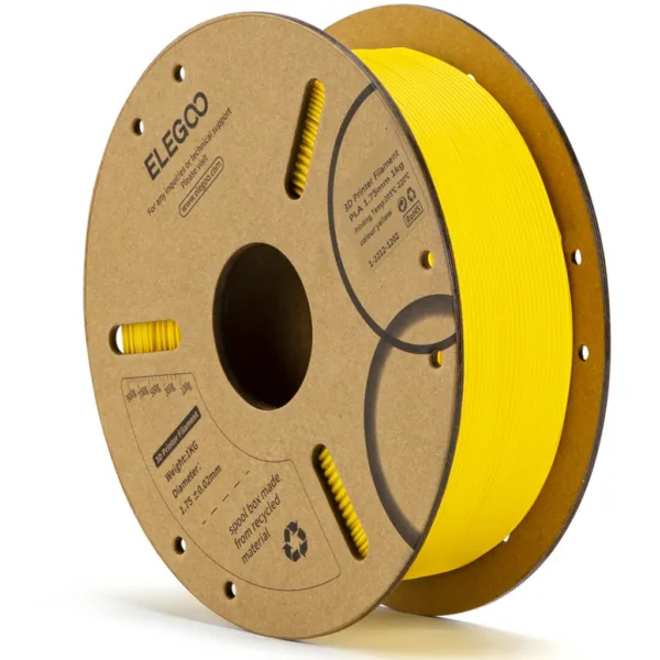 [MOQ: 10KG] PLA Yellow, 1.75mm / 1000g