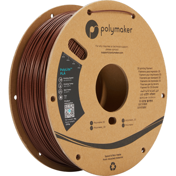 [MOQ: 10KG] PolyLite PLA Galaxy Dark Red, 1.75mm (1.000 g)