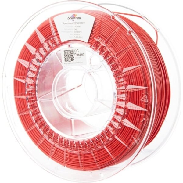 [MOQ: 10KG] PET-G/PTFE Traffic Red, 1.75mm / 1000g
