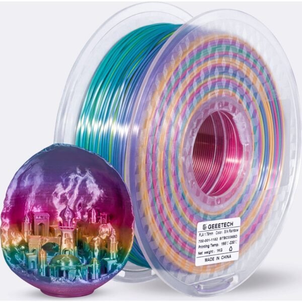 [MOQ: 10KG] PLA Silk Rainbow, 1.75 mm / 1000 g