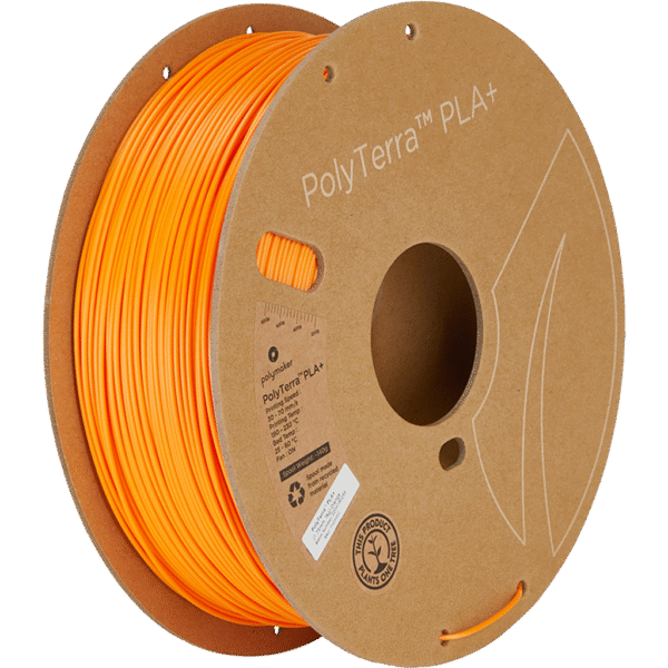 [MOQ: 10KG] PolyTerra PLA+ Orange, 1.75 mm / 1000 g