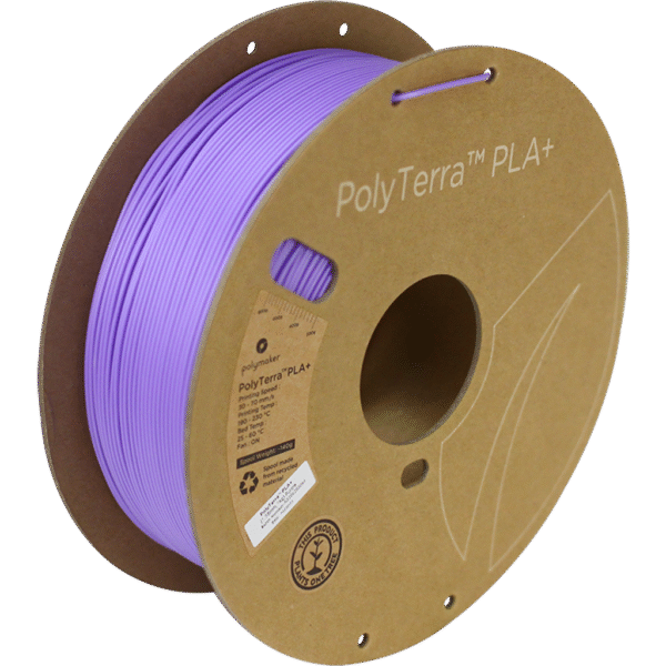 [MOQ: 10KG] PolyTerra PLA+ Purple, 1.75 mm / 1000 g