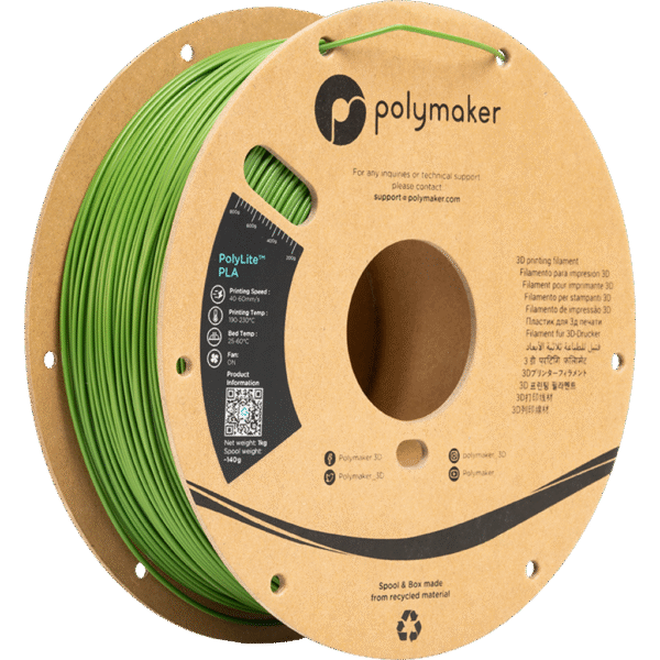[MOQ: 10KG] PolyLite PLA Jungle Green, 1.75 mm / 1000 g