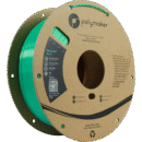 [MOQ: 10KG] PolyLite Silk PLA Green, 1.75 mm / 1000 g