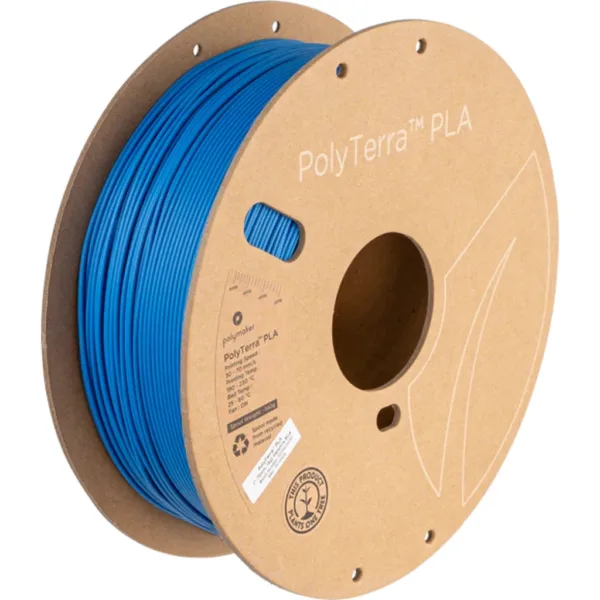 [MOQ: 10KG] PolyTerra PLA Sapphire Blue, 1.75 mm / 1000 g