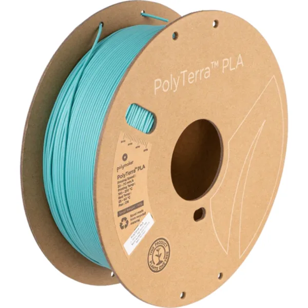 [MOQ: 10KG] PolyTerra PLA Arctic Teal, 1.75 mm / 1000 g