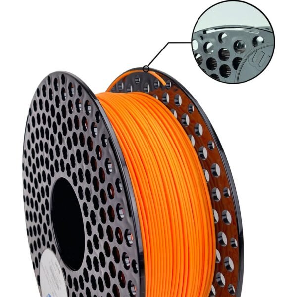 [MOQ: 10KG] PLA Neon Orange, 1.75mm (1 kg)