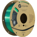 [MOQ: 10KG] PolyLite Dual Silk PLA Jadeite Green-Chrome, 1.75 mm / 1000 g