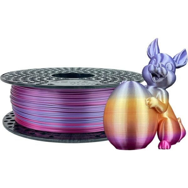 [MOQ: 10KG] PLA Silk Rainbow Candy, 1,75 mm / 1000 g
