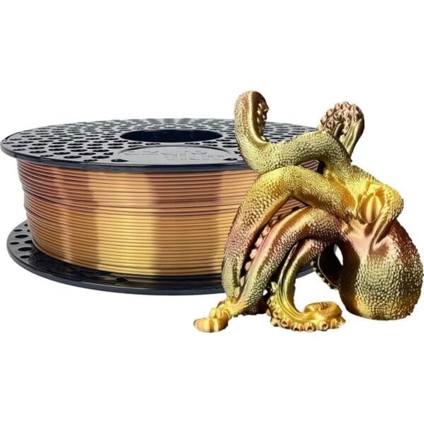 [MOQ: 10KG] PLA Silk Rainbow Amber, 1,75 mm / 1000 g