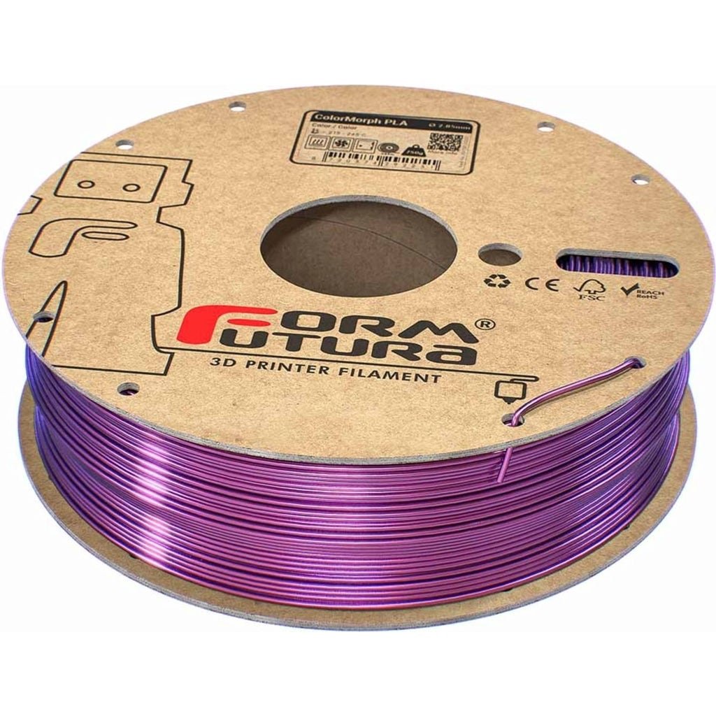 [MOQ: 10KG] High Gloss PLA ColorMorph Pink & Purple, 1.75 mm / 750 g