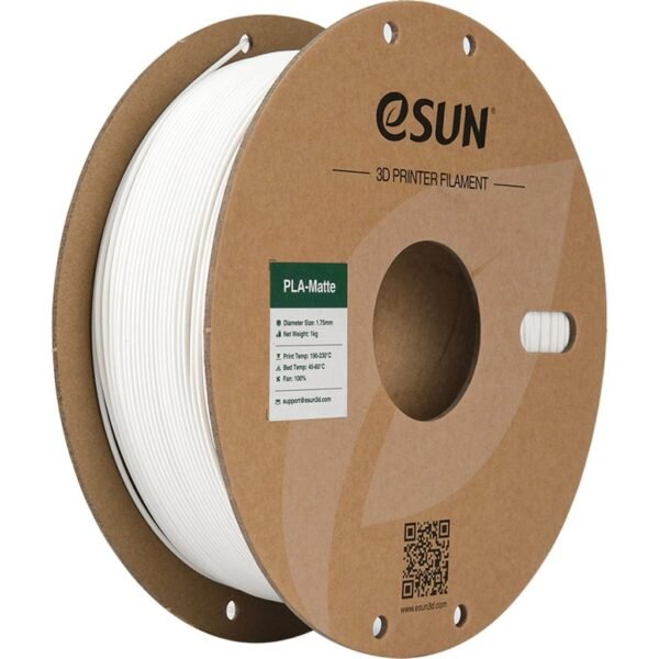 [MOQ: 10KG] PLA-Matte Milky White, 1.75 mm / 1000 g