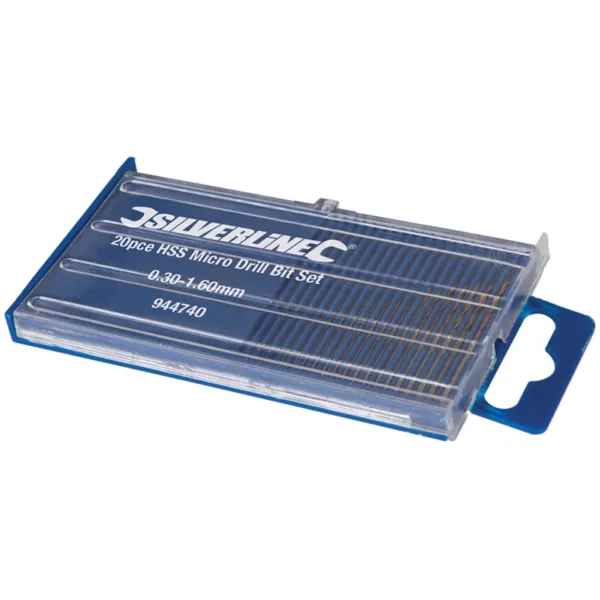 HSS Mini Drill - 20 Pieces, 0.6 - 1.6 mm