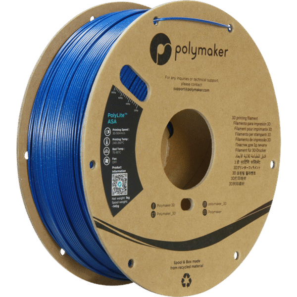 [MOQ: 10KG] PolyLite ASA Galaxy Blue, 1,75 mm / 1000 g