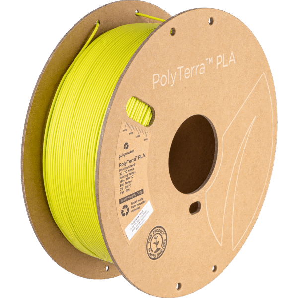 [MOQ: 10KG] PolyTerra PLA Lime Green, 1,75 mm / 1000 g