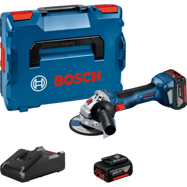 GWS 18V-7 Cordless Angle Grinder, 2 x 4.0Ah