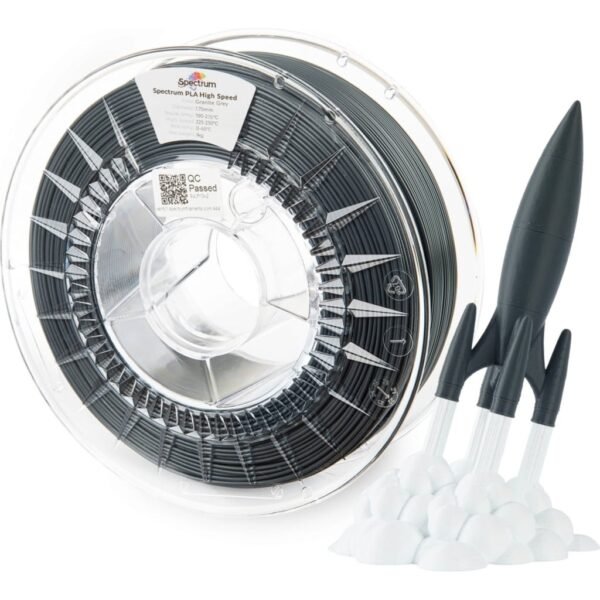 [MOQ: 10KG] Premium PLA High Speed Granite Grey, 1,75 mm / 1000 g