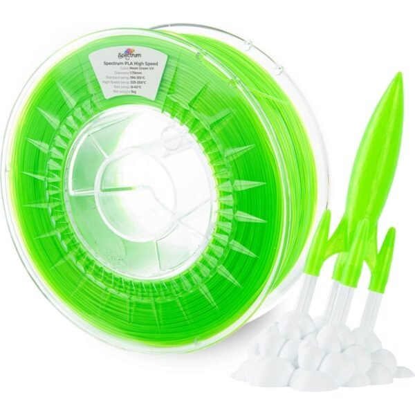 [MOQ: 10KG] Premium PLA High Speed Neon Green UV, 1,75 mm / 1000 g