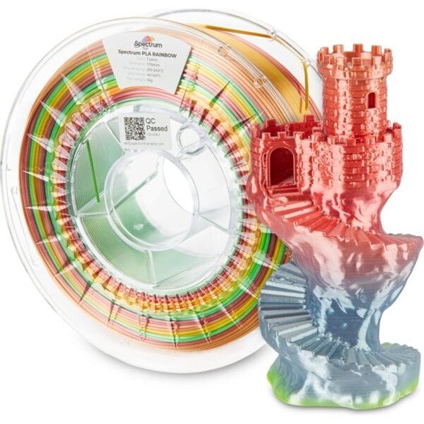 [MOQ: 10KG] PLA Silk Rainbow Fusion, 1,75 mm / 1000 g