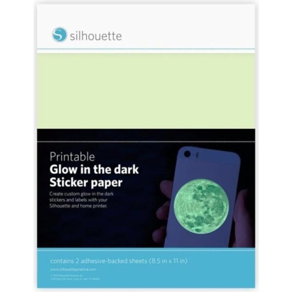 Printable Glow-in-the-Dark Sticker Paper