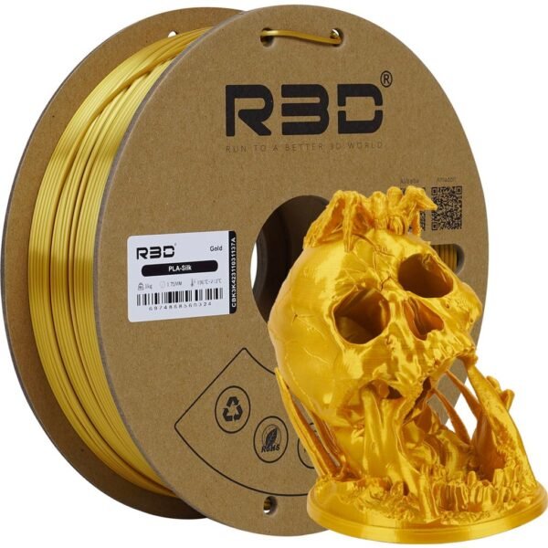 [MOQ: 10KG] PLA Silk Gold, 1.75 mm / 1000 g