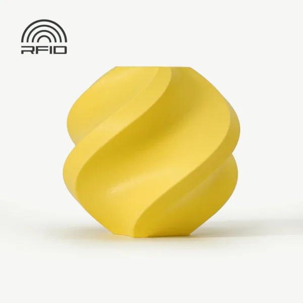 [MOQ: 10KG] PLA Matte Lemon Yellow, Spool (1.000 g)