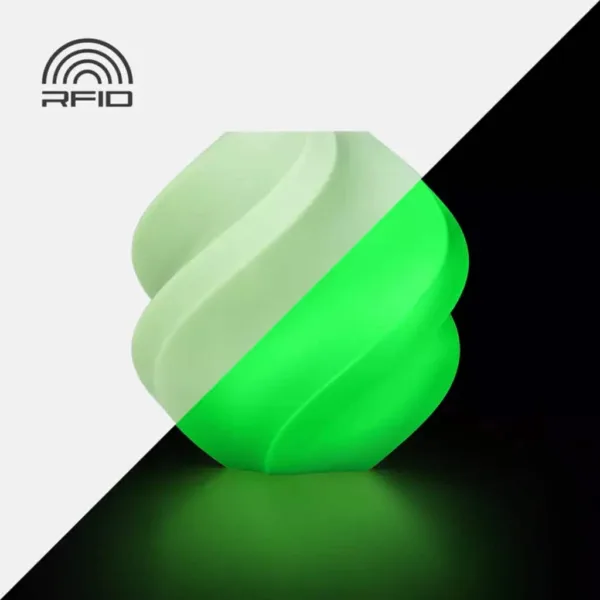 [MOQ: 10KG] PLA Glow Green, Spool (1.000 g)