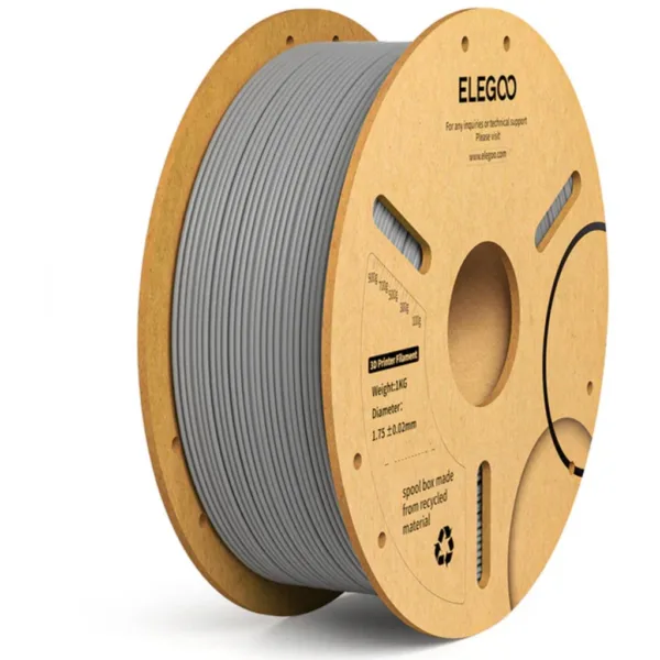 [MOQ: 10KG] PLA+ Grey, 1.75 mm / 1000 g