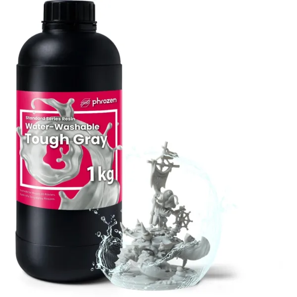 Water-Washable Tough Resin Grey, 1.000 g