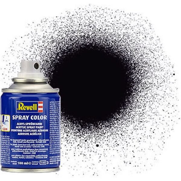 Aerosol Paint - Black Matte, 100 ml