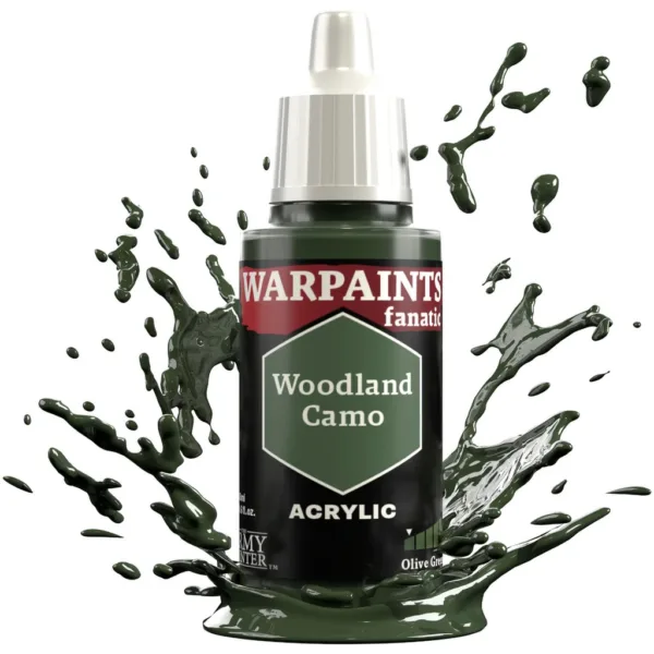 Warpaints Fanatic: Olive Greens, Woodland Camo (18 ml)