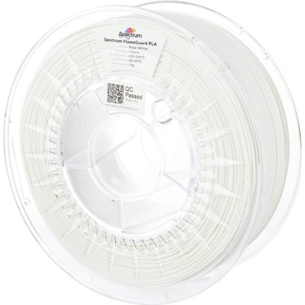 [MOQ: 10KG] FlameGuard PLA Polar White, 1,75 mm / 1000 g