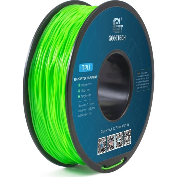 [MOQ: 10KG] TPU Green, 1.75 mm / 1000 g