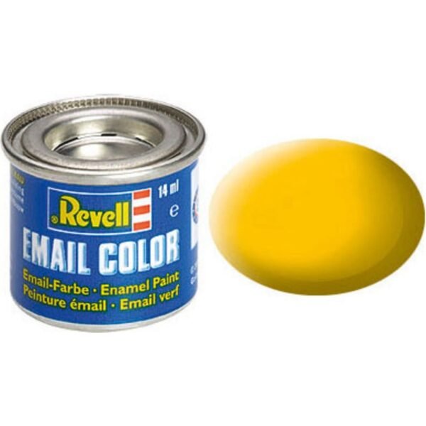 Enamel Color - Yellow Matte, 14 ml
