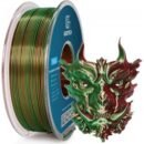 [MOQ: 10KG] PLA Silk Dual Green+Red, 1.75 mm / 1000 g