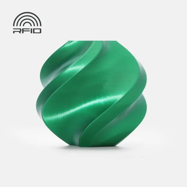 [MOQ: 10KG] PLA Silk+ Candy Green, Spool (1.000 g)