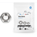 Hexagon Nuts (DIN 934), Stainless Steel A2-50, M2 (50 pcs)