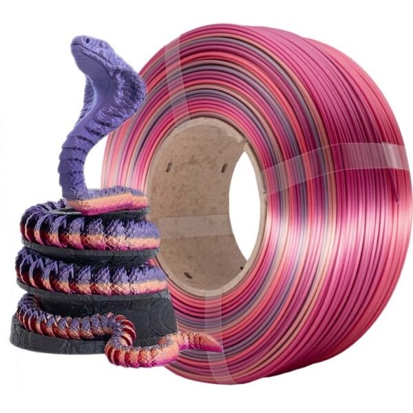 [MOQ: 10KG] PLA Silk Rainbow Refill Candy, 1,75 mm / 1000 g