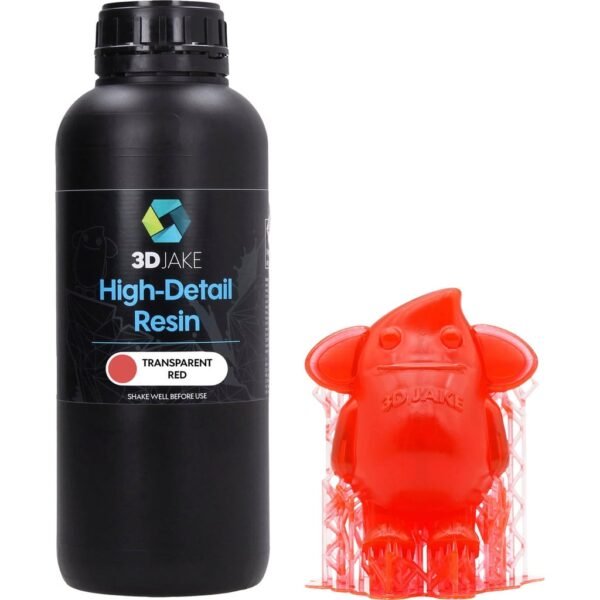 8K High-Detail Resin Transparent Red, 1.000 g