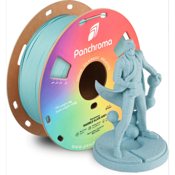 [MOQ: 10KG] Panchroma? PLA Marble Slate Grey, 1,75 mm / 1000 g
