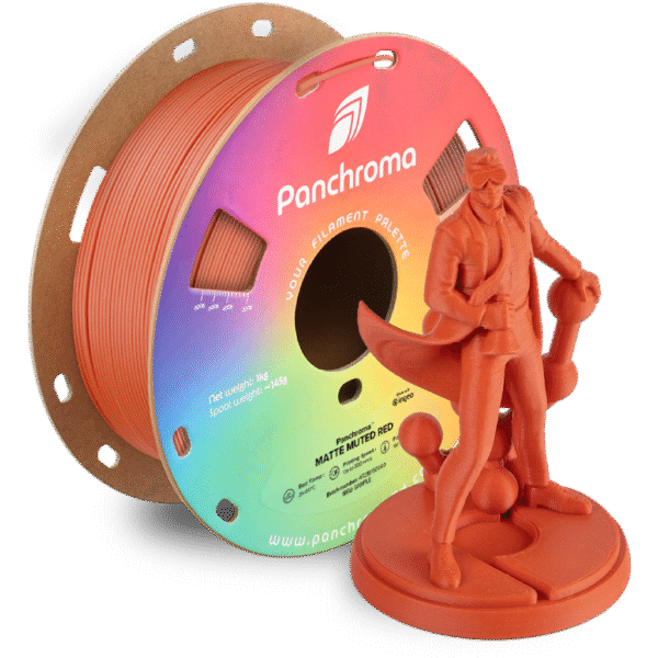 [MOQ: 10KG] Panchroma? PLA Matte Muted Red, 1,75 mm / 1000 g