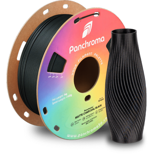 [MOQ: 10KG] Panchroma? PLA Matte Charcoal Black, 1,75 mm / 1000 g