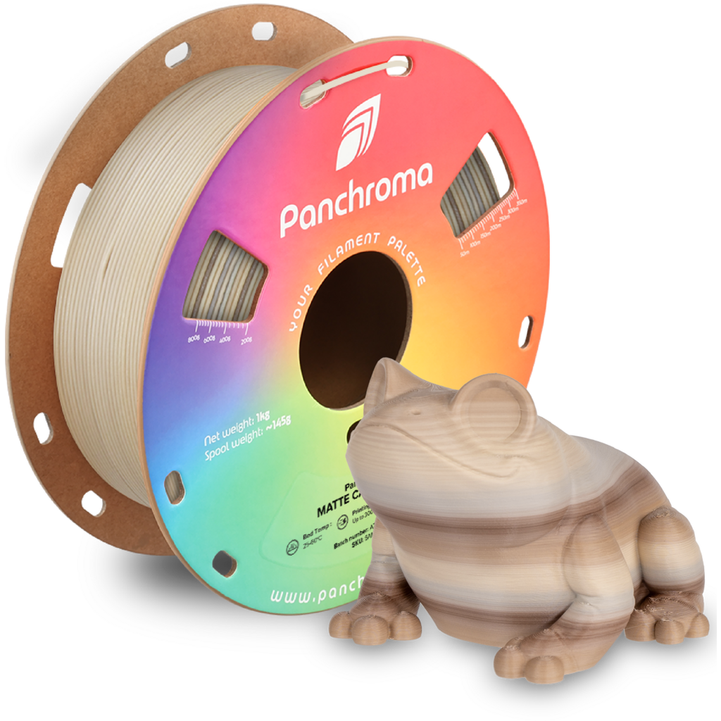 [MOQ: 10KG] Panchroma? PLA Gradient Matte Cappuccino, 1,75 mm / 1000 g