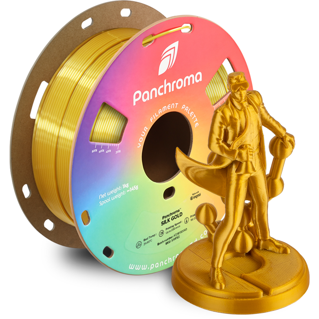 [MOQ: 10KG] Panchroma? PLA Silk Gold, 1,75 mm / 1000 g
