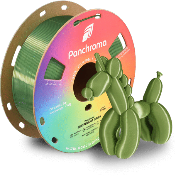 [MOQ: 10KG] Panchroma? PLA Silk Peridot Green, 1,75 mm / 1000 g