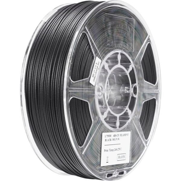 [MOQ: 10KG] ABS-CF Black, 1.75 mm / 1000 g